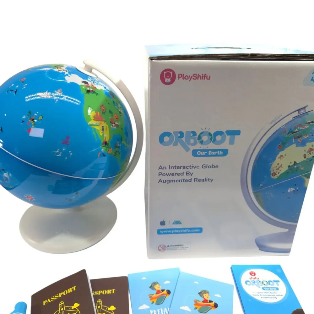PlayShifu Orboot Earth Interactive AR Globe Educational STEM Learning Toy Box